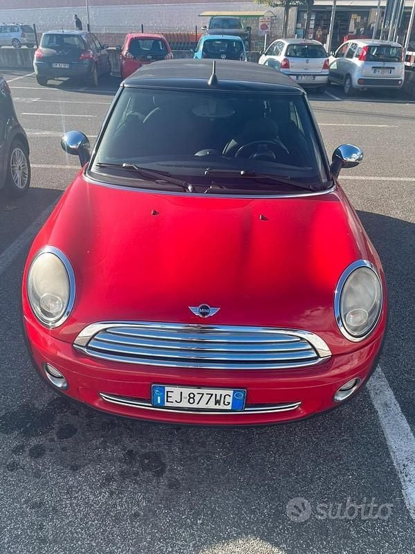 Usata Mini Cooper Cabriolet 120 CV (88 kW) 2009 Rosso Cabrio