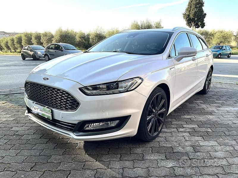 Bianco perlato Usata 2018 Ford Mondeo Vignale Station wagon | 13.900 € (Buon prezzo) - Immagine 1/4