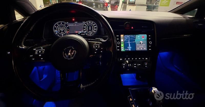 Usata VW Golf VII R 300 CV (220 kW) 2019 Grigio Utilitaria