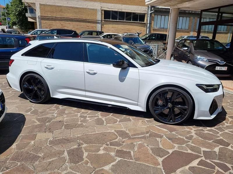 Usata Audi RS6 Ambiente 600 CV (441 kW) 2022 Bianco Station wagon