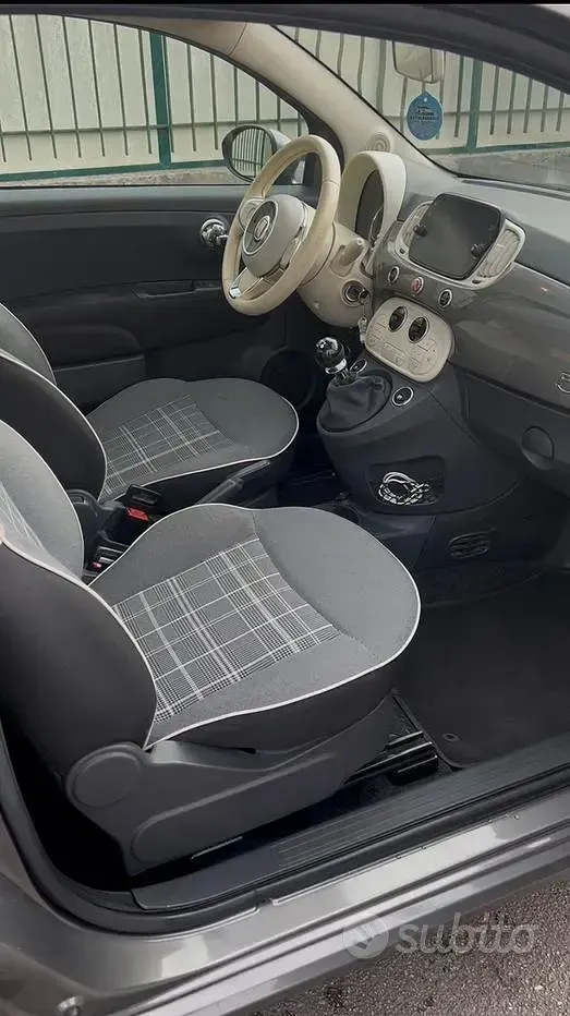Usata Fiat 500 Lounge 69 CV (50 kW) 2017 Grigio Berlina