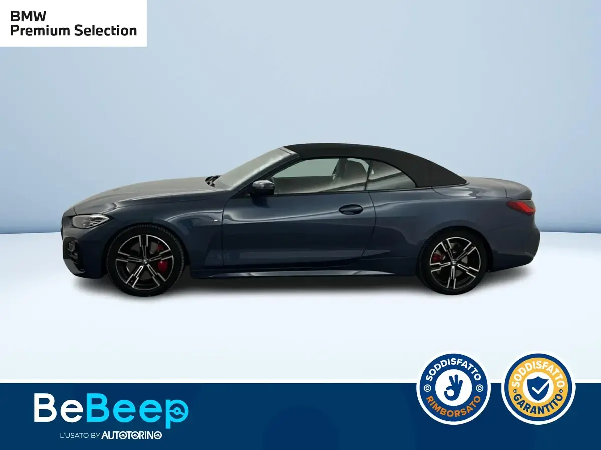 Usata BMW 420 M Sport 190 CV (139 kW) 2022 Blu metallizzato Cabrio