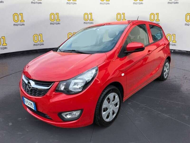 Rosso Usata 2017 Opel Karl Due volumi | 8390 € (Buon prezzo) - Immagine 1/4
