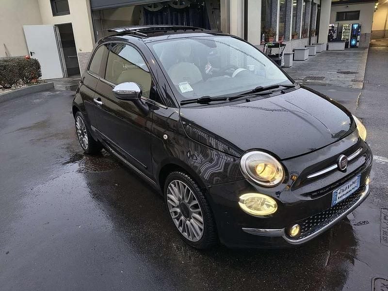 Usata Fiat 500 Lounge 69 CV (50 kW) 2016 Nero Utilitaria