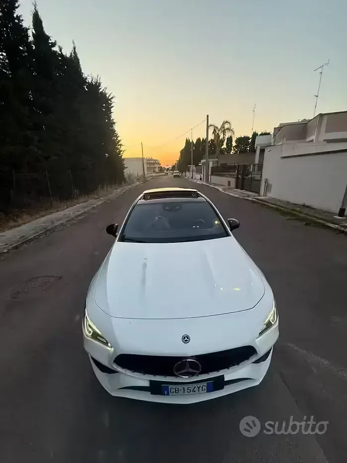 Usata Mercedes CLA180 116 CV (85 kW) 2020 Bianco Coupé