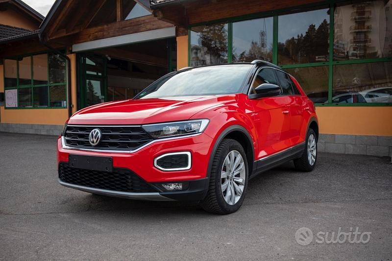 Usata VW T-Roc Sportline 190 CV (139 kW) 2019 Rosso SUV