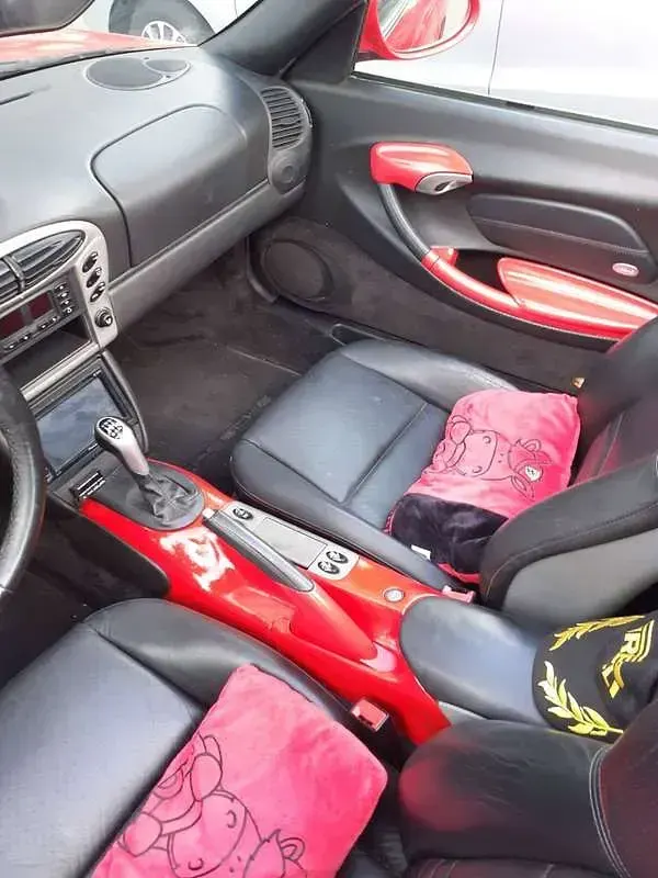 Usata Porsche 986 Boxster 220 CV (161 kW) 2001 Rosso Cabrio