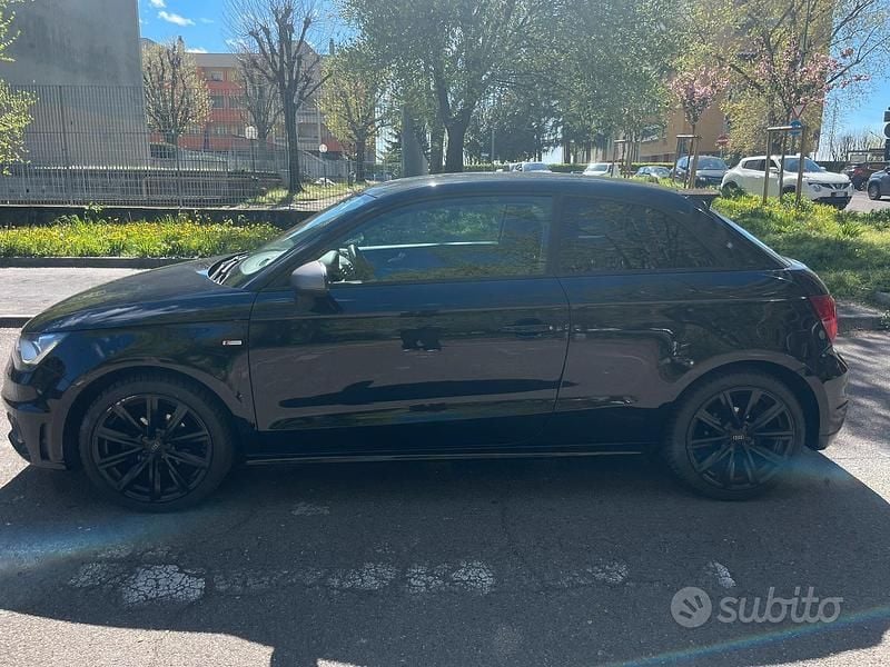 Usata Audi A1 S-Line 86 CV (63 kW) 2014 Nero Utilitaria
