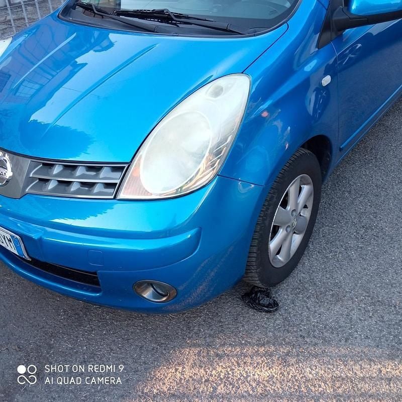 Usata Nissan Note 110 CV (80 kW) 2008 Blu Utilitaria