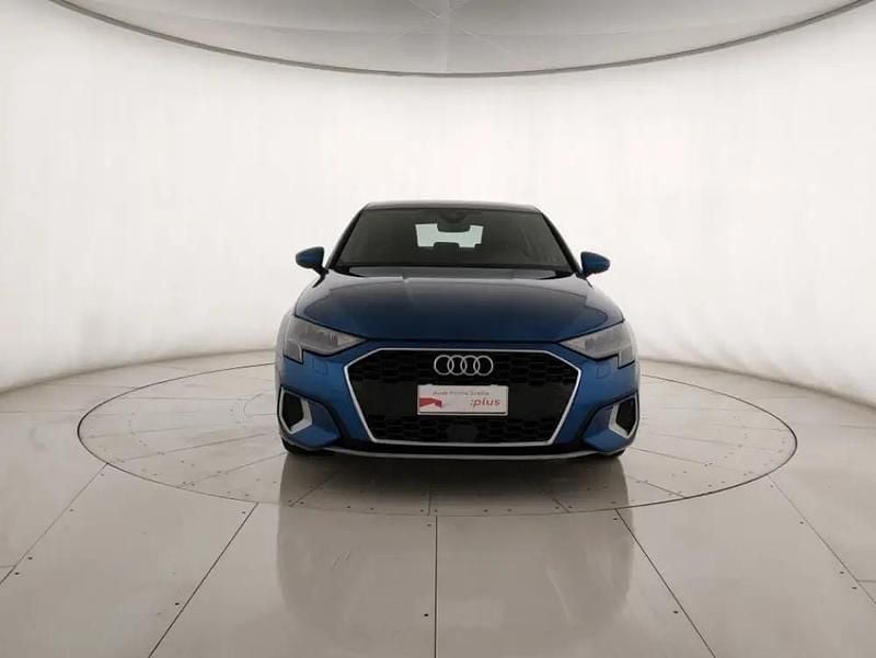 Usata Audi A3 Advanced 150 CV (110 kW) 2022 Blu atollo metallizzato Berlina