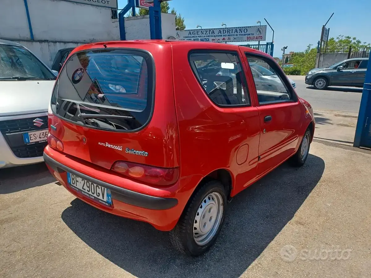 Usata Fiat Seicento S 39 CV (28 kW) 1999 Rosso Utilitaria