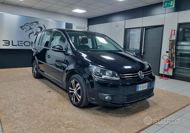 Usata VW Touran Comfortline 104 CV (76 kW) 2014 Nero Monovolume