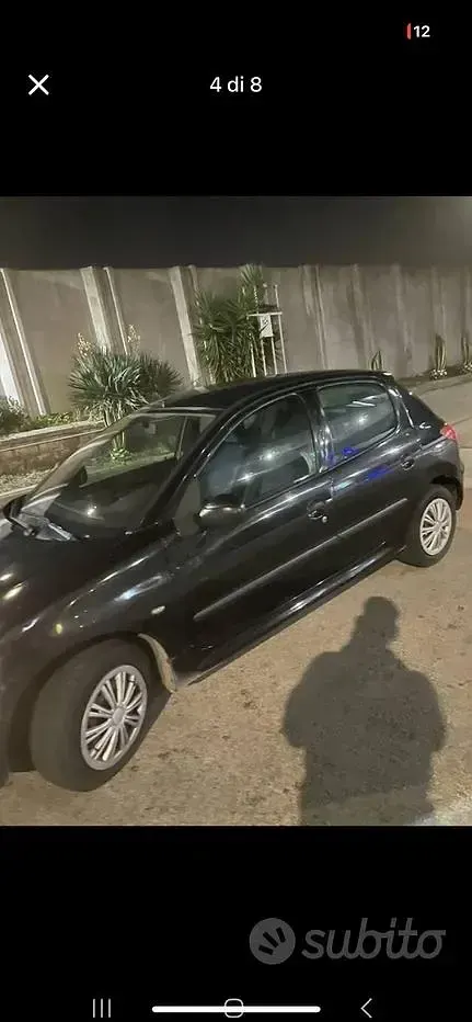 Usata Peugeot 206 60 CV (44 kW) 2001 Nero Utilitaria