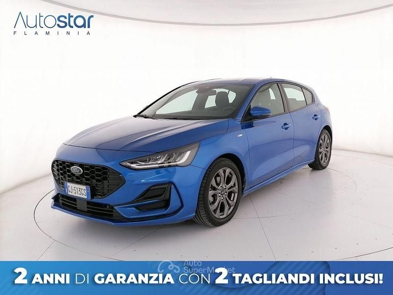 Usata Ford Focus ST-Line 125 CV (91 kW) 2022 Blu Berlina