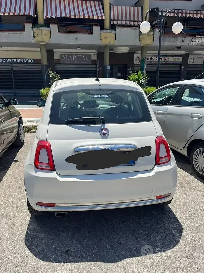Usata Fiat 500 Lounge 69 CV (50 kW) 2016 Bianco Utilitaria