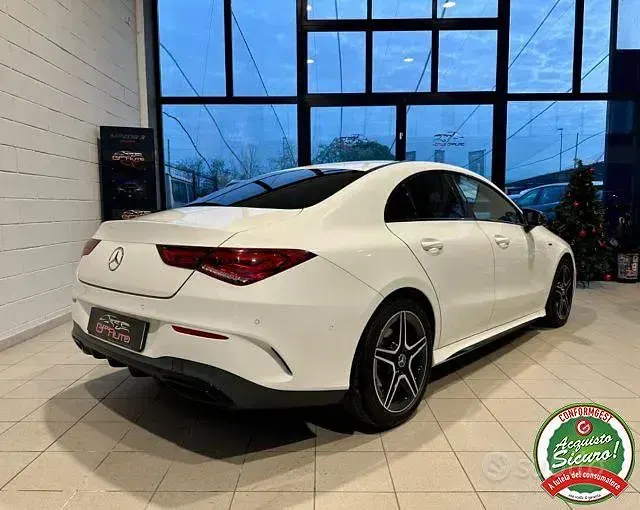 Usata Mercedes CLA200 Premium 150 CV (110 kW) 2021 Bianco Coupé