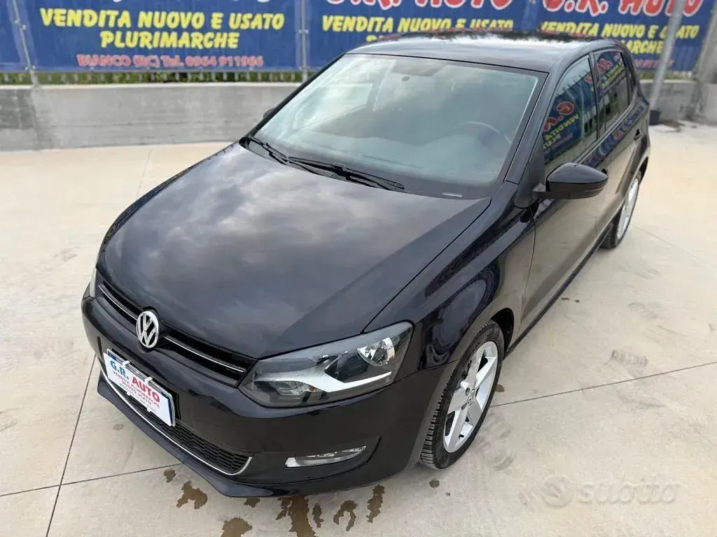 Usata VW Polo 90 CV (66 kW) 2012 Nero Utilitaria