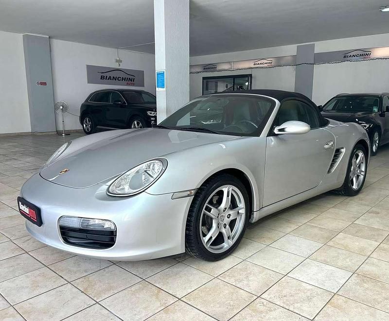 Usata Porsche Boxster 239 CV (175 kW) 2005 Argento Cabrio