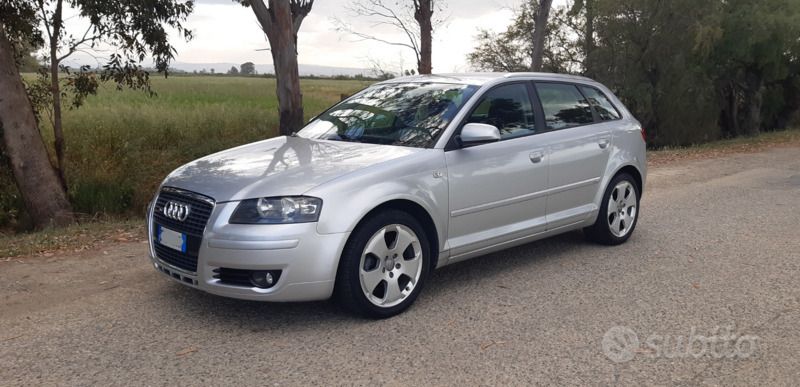 Usata Audi A3 140 CV (102 kW) 2007 Grigio Berlina