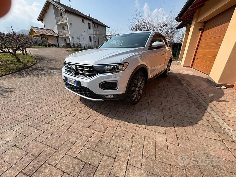 Usata VW T-Roc Advance 150 CV (110 kW) 2018 Bianco SUV
