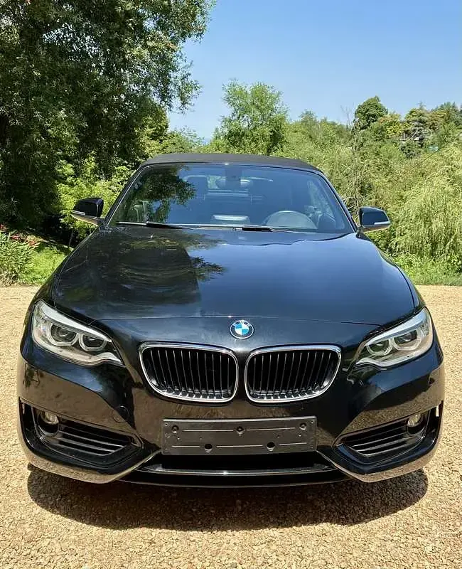 Usata BMW 220 184 CV (135 kW) 2015 Nero Cabrio