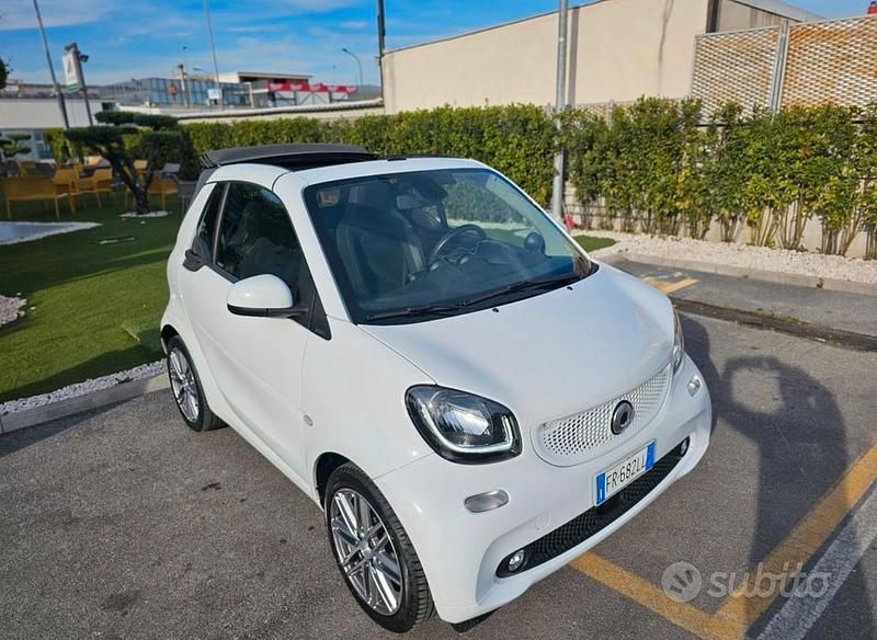 Usata Smart ForTwo Cabrio Prime 90 CV (66 kW) 2018 Bianco Cabrio