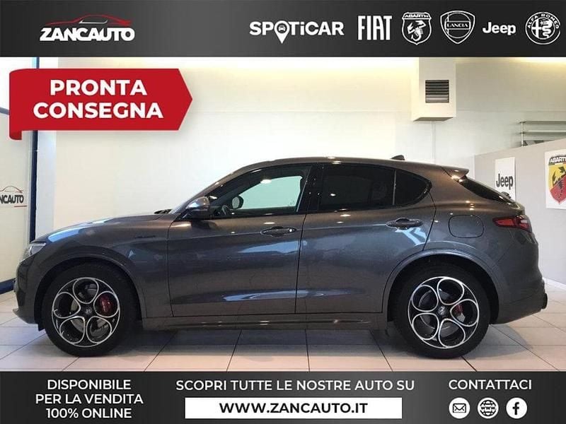 Grigio Usata 2021 Alfa Romeo Stelvio Veloce SUV | 29.990 € (Buon prezzo) - Immagine 1/4