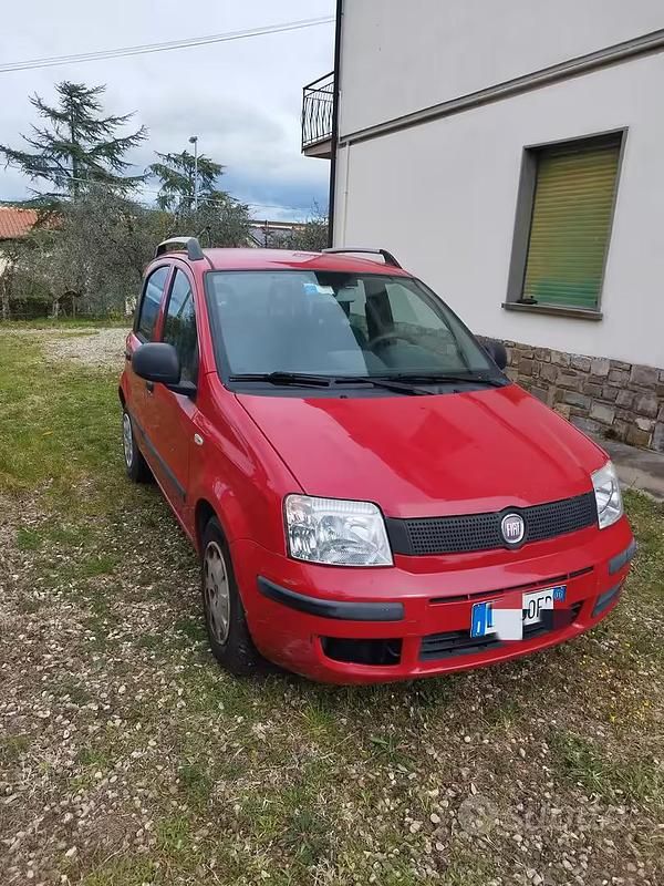 Usata Fiat Panda 2011 Rosso Utilitaria
