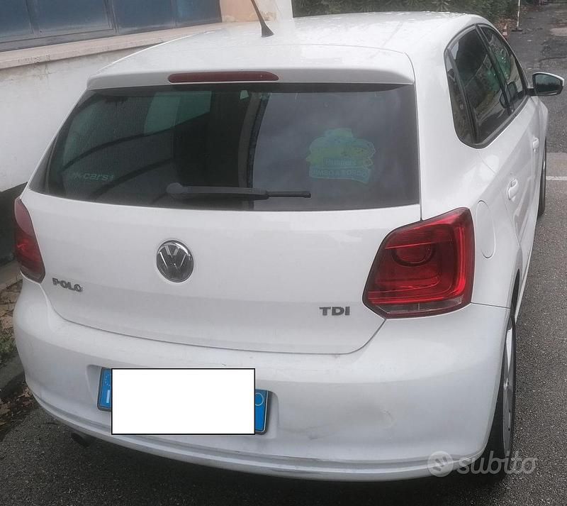 Usata VW Polo Highline 90 CV (66 kW) 2014 Bianco Berlina