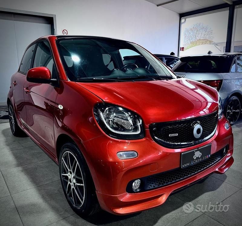 Usata Smart ForFour Brabus Xclusive 109 CV (80 kW) 2018 Rosso Utilitaria