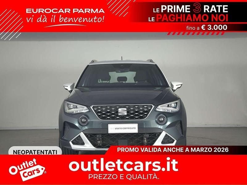 Usata Seat Arona Xperience 95 CV (69 kW) 2022 Verde camouflage SUV