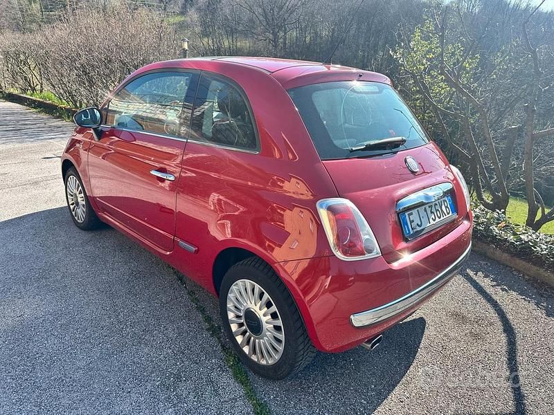 Usata Fiat 500 Anniversary 69 CV (50 kW) 2011 Rosso Berlina