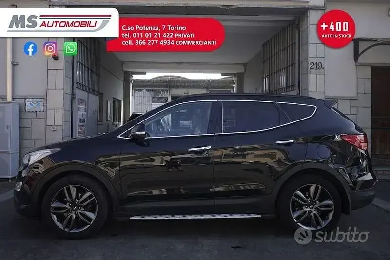 Usata Hyundai Santa Fe Style 197 CV (144 kW) 2015 Nero SUV