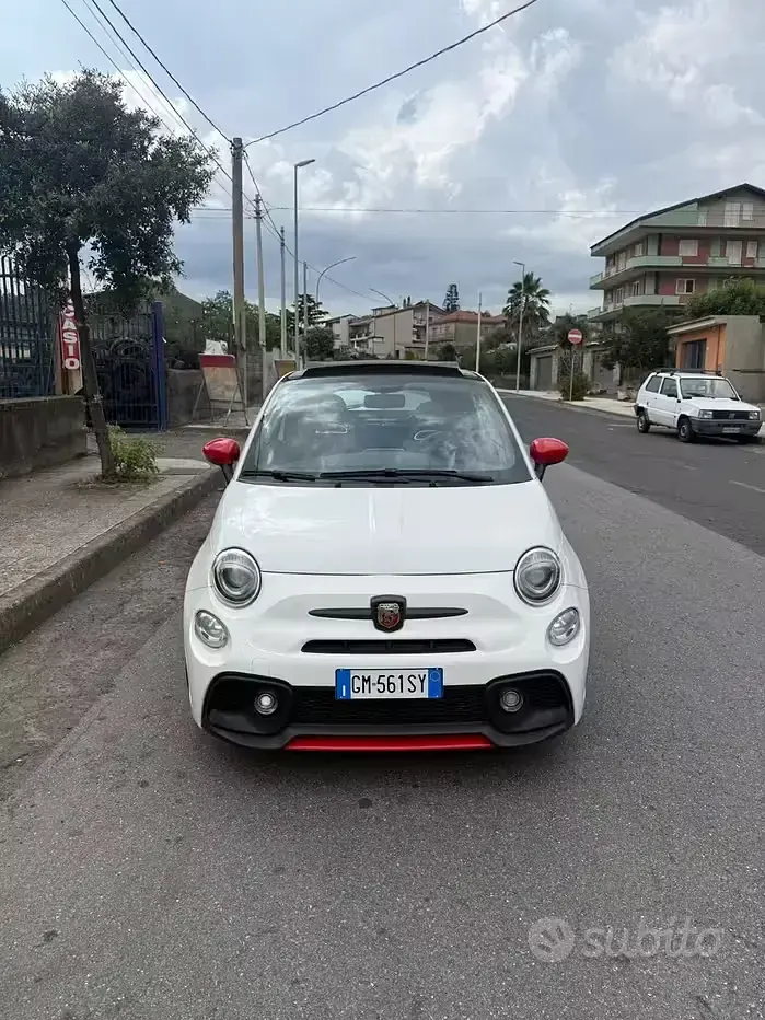 Usata Abarth 595C Competizione 180 CV (132 kW) 2017 Bianco Cabrio
