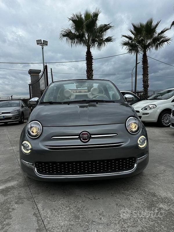 Usata Fiat 500C Lounge 69 CV (50 kW) 2018 Grigio Cabrio