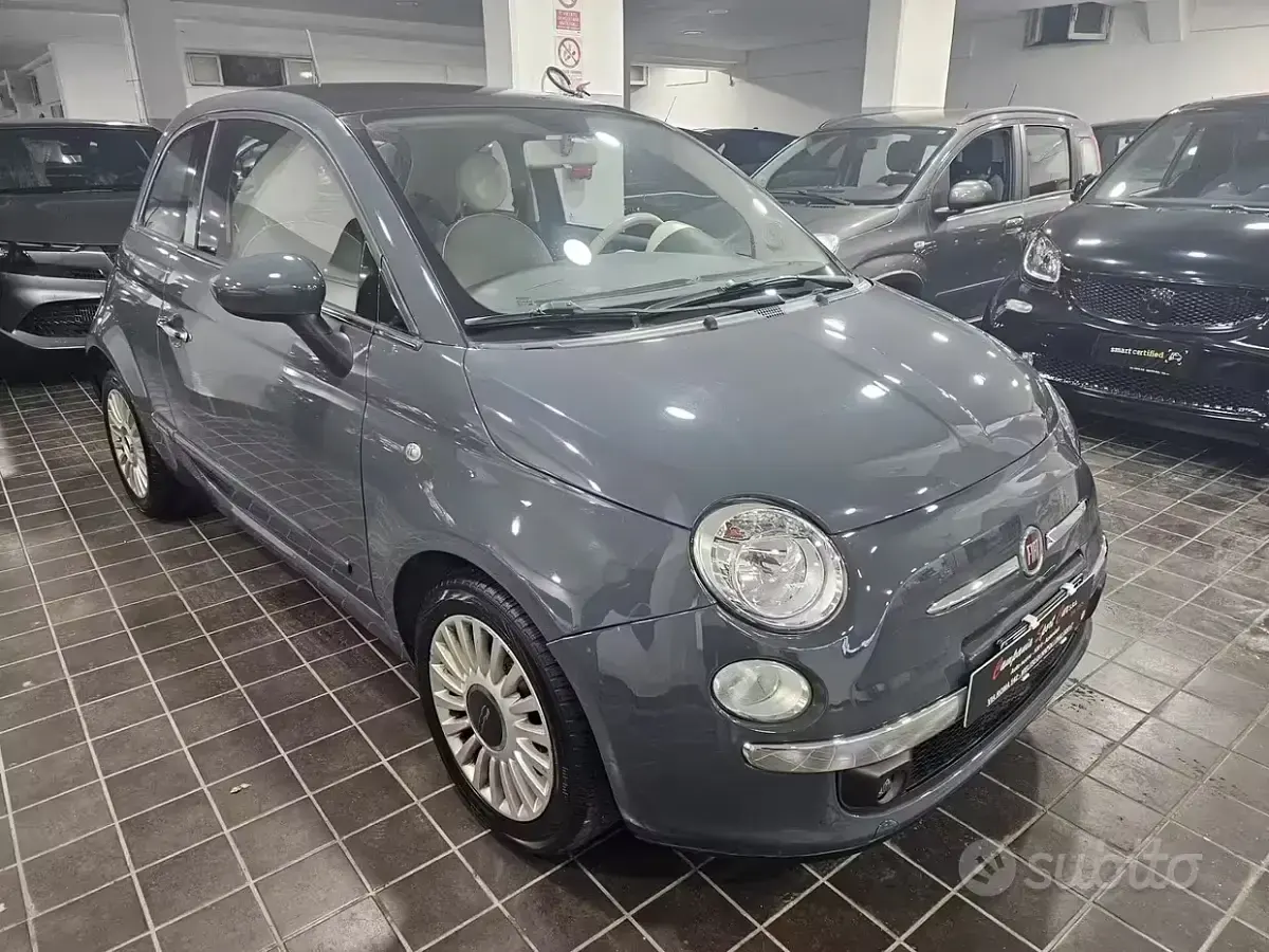 Usata Fiat 500 Lounge 69 CV (50 kW) 2013 Grigio Berlina