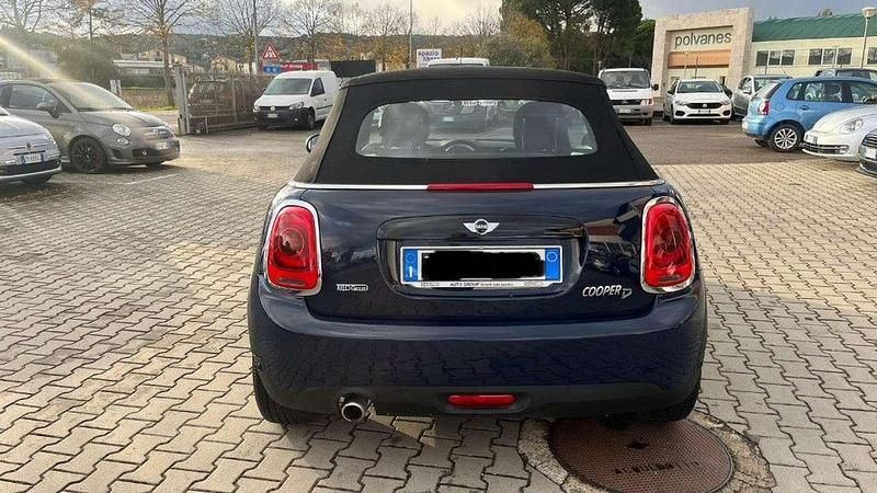 Usata Mini Cooper D Cabriolet Hype 116 CV (85 kW) 2017 Blu Cabrio