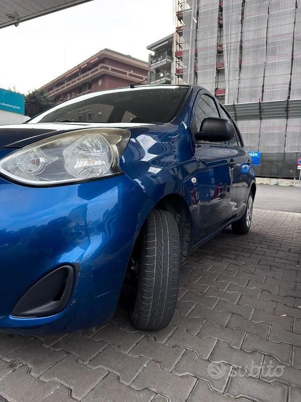 Gebraucht Nissan Micra Acenta 2016 Blau Kleinwagen