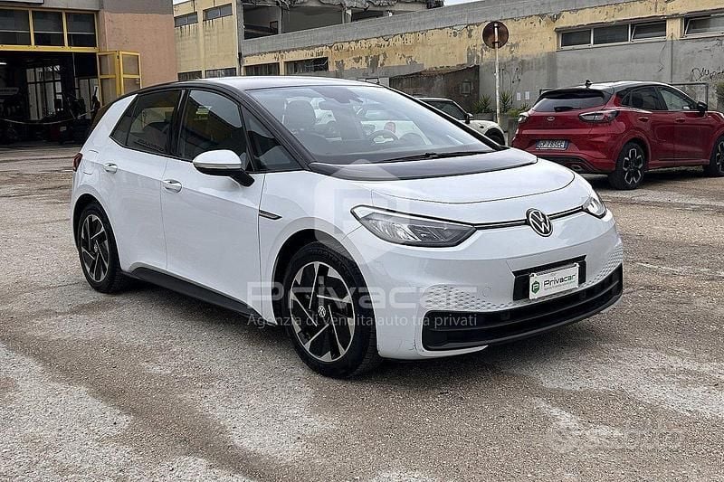 Usata VW ID.3 Life 69 kW (95 CV) 2021 Bianco Utilitaria