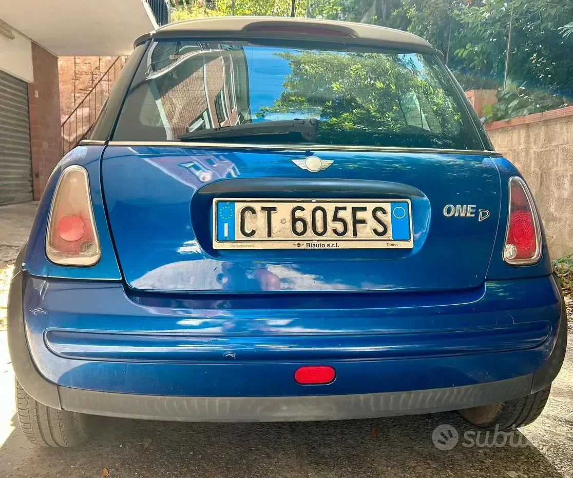 Usata Mini One D 88 CV (64 kW) 2006 Blu Utilitaria
