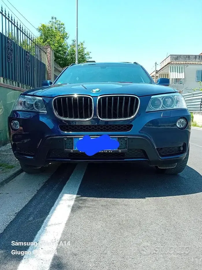 Usata BMW X3 190 CV (139 kW) 2014 Blu SUV