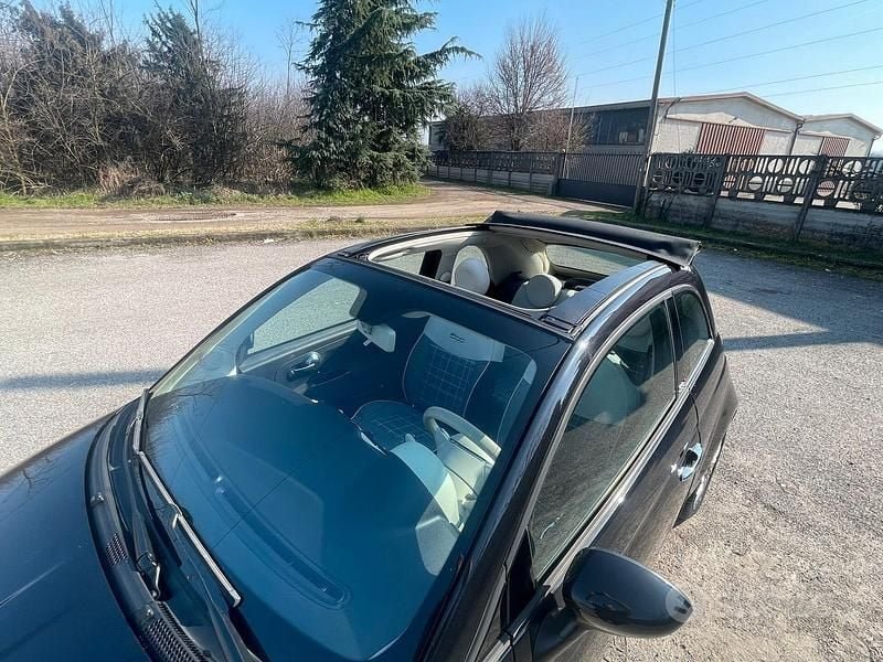 Usata Fiat 500C Lounge 69 CV (50 kW) 2019 Nero Cabrio