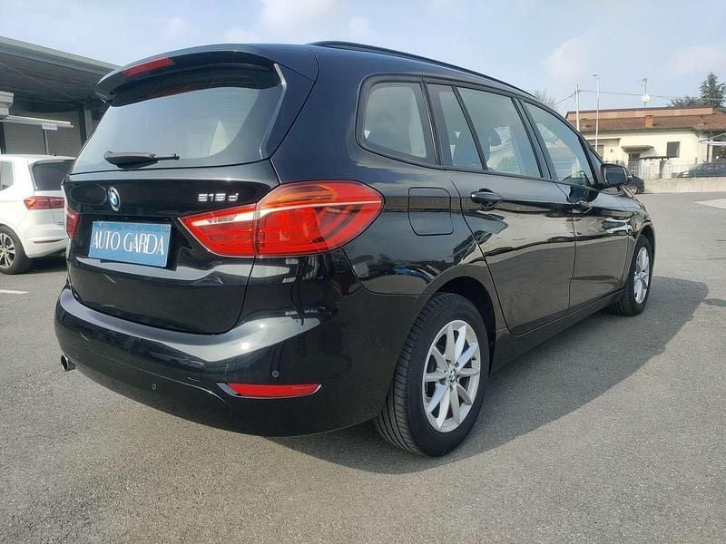 Usata BMW 218 Gran Tourer Sport Line 150 CV (110 kW) 2016 Nero Monovolume
