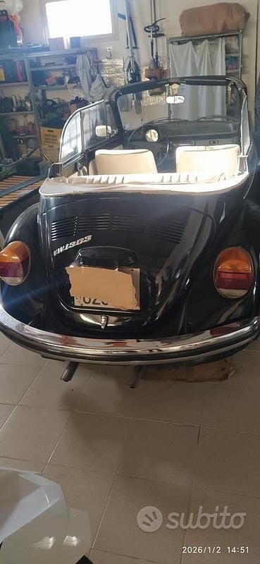 Usata VW Beetle Cabriolet 1970 Nero Cabrio