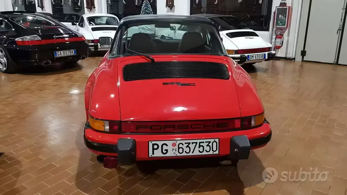 Usata Porsche 911 204 CV (150 kW) 1982 Rosso Cabrio
