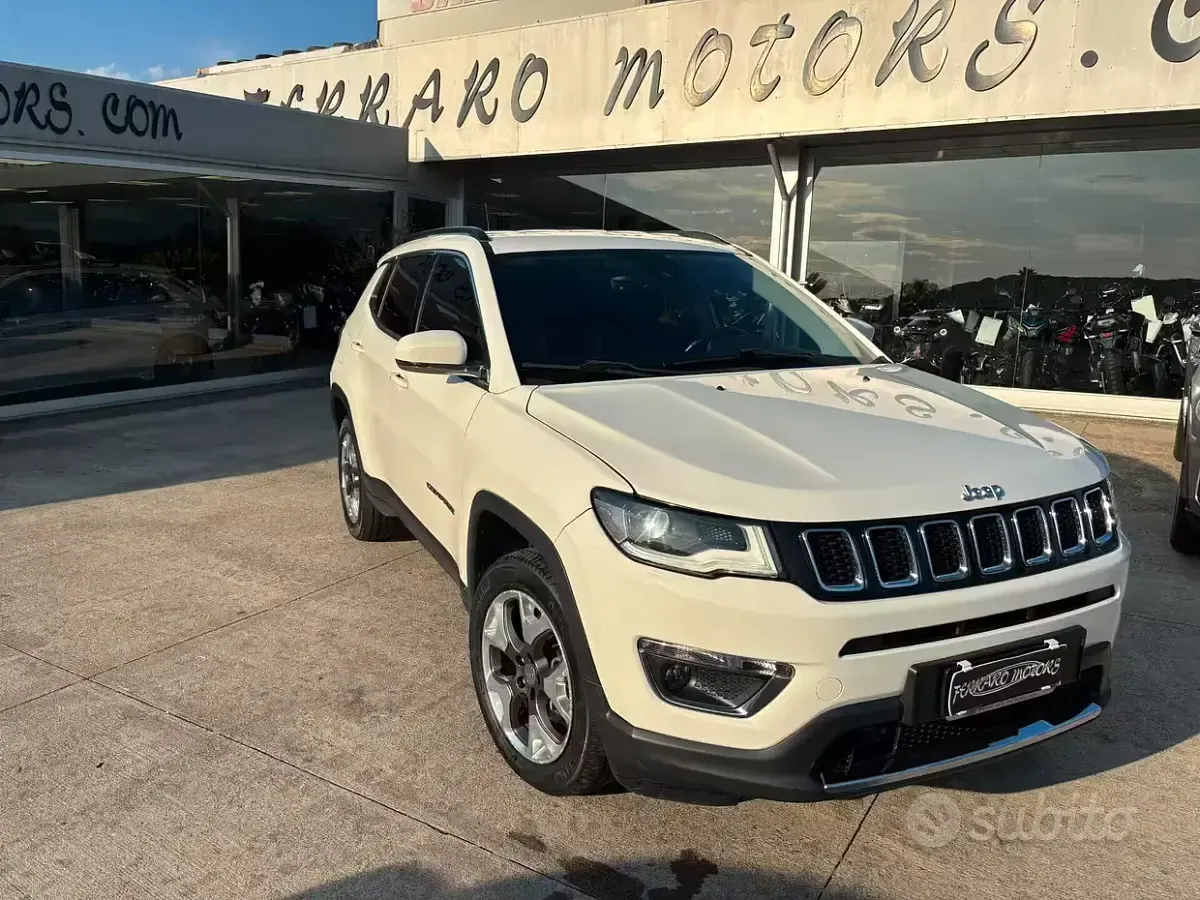 Usata Jeep Compass Limited 140 CV (102 kW) 2018 Bianco SUV