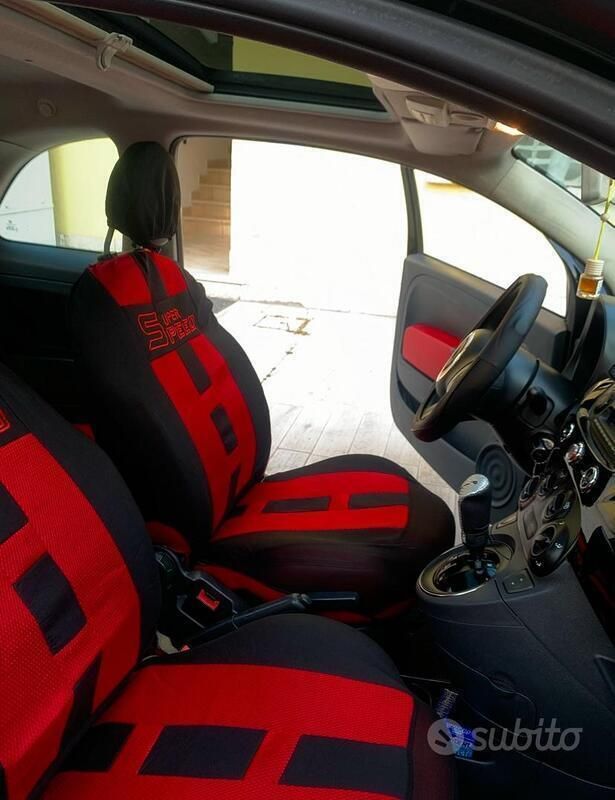 Usata Fiat 500 100 CV (73 kW) 2008 Nero Utilitaria