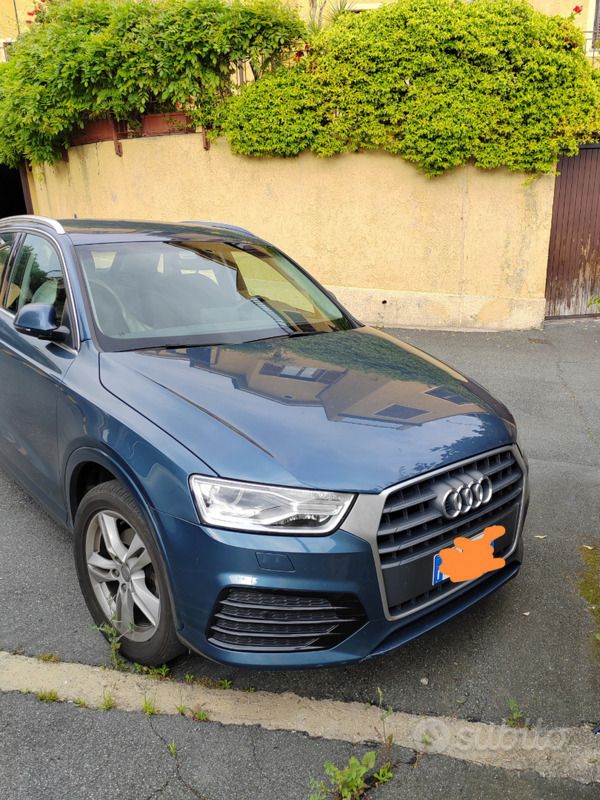 Usata Audi Q3 Ambiente 120 CV (88 kW) 2017 Blu/azzurro SUV