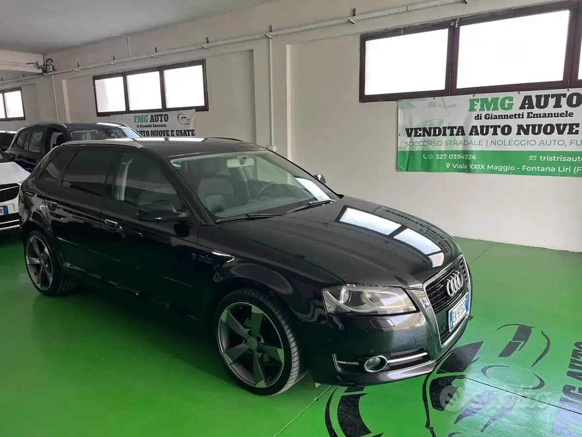 Usata Audi A3 Ambition 140 CV (102 kW) 2011 Nero Utilitaria