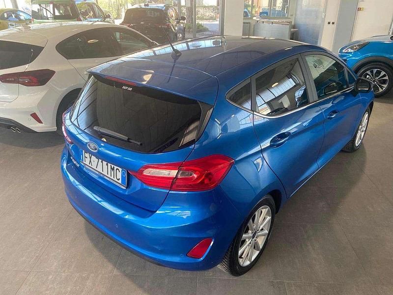 Usata Ford Fiesta Titanium 75 CV (55 kW) 2019 Blu Berlina
